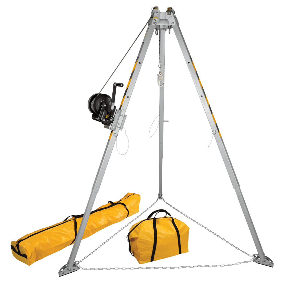 8' Tripod Kit with 60' Technora Rope Personnel Winch – 7507T – FallTech
