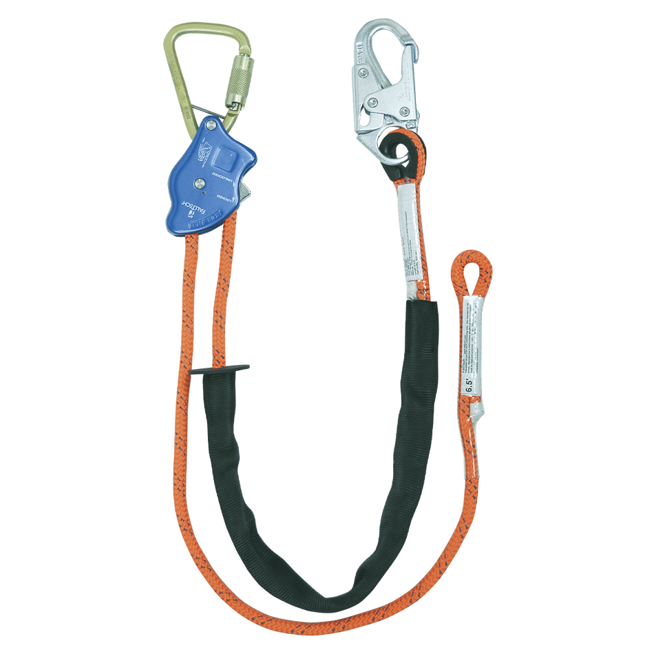 Tower Climber Rope Positioning Lanyard with Aluminum Adjuster – 8165B - FallTech