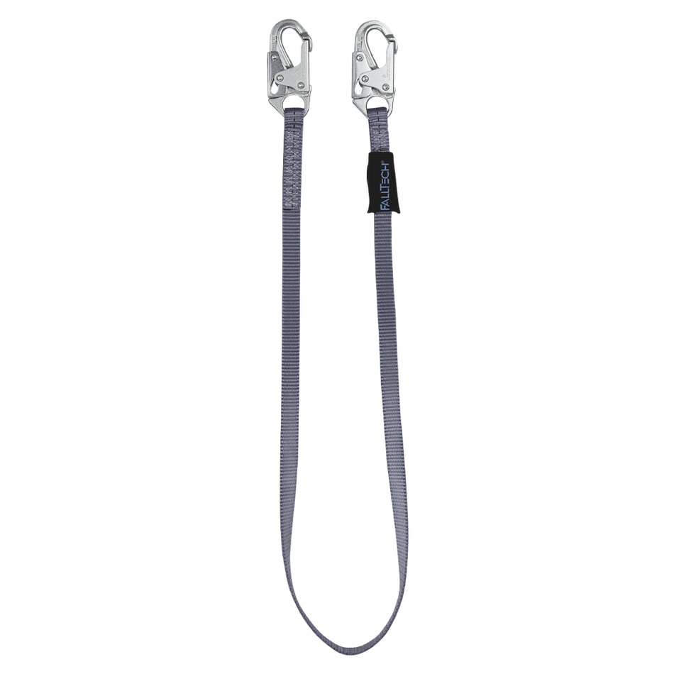 8' Web Restraint Lanyard, Fixed-Length with Steel Snap Hooks – 82068 – FallTech