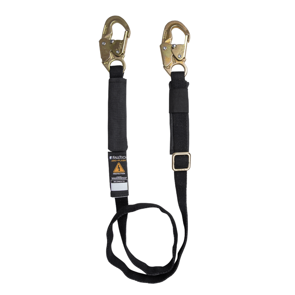 4' to 6' Arc Flash Adjustable Length Restraint Lanyard with Snap Hooks – 8209AFB – FallTech