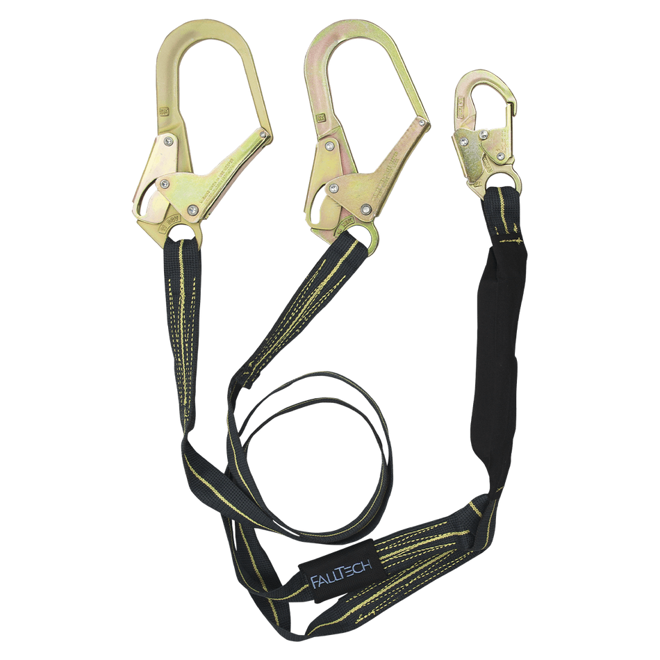 6' WeldTech Kevlar Energy Absorbing Lanyard, Double-Leg – 8242Y3 – FallTech