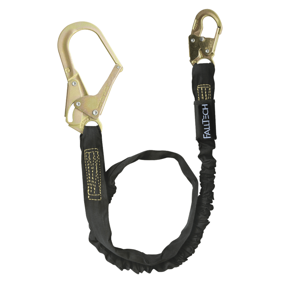 6' WeldTech® Nomex® Energy Absorbing Lanyard, Single-Leg with Steel Connectors – 82433 – FallTech