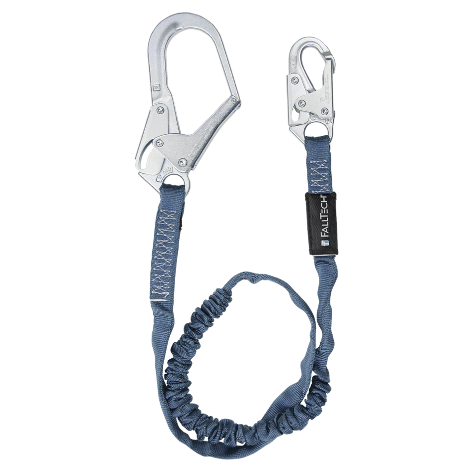6' Internal Energy Absorbing Lanyard, Single-Leg with Steel Connectors – 82593 – FallTech