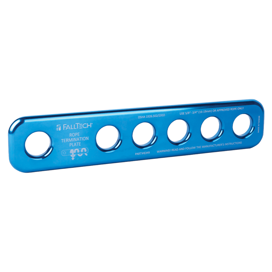 10" Rope Termination Plate, Aluminum Alloy – 8349 – FallTech