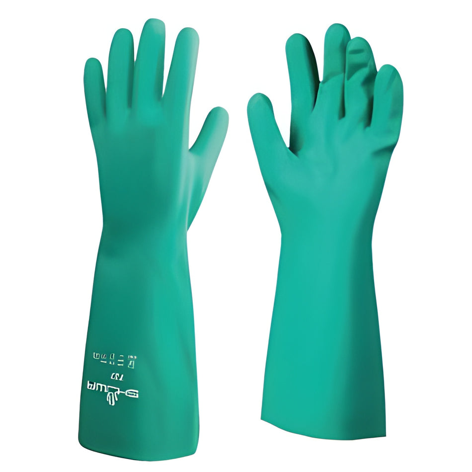 Chemical-Protection Nitrile Gloves - 8 Case Bundle - 12/Pk (96 Gloves Total) – SHOWA