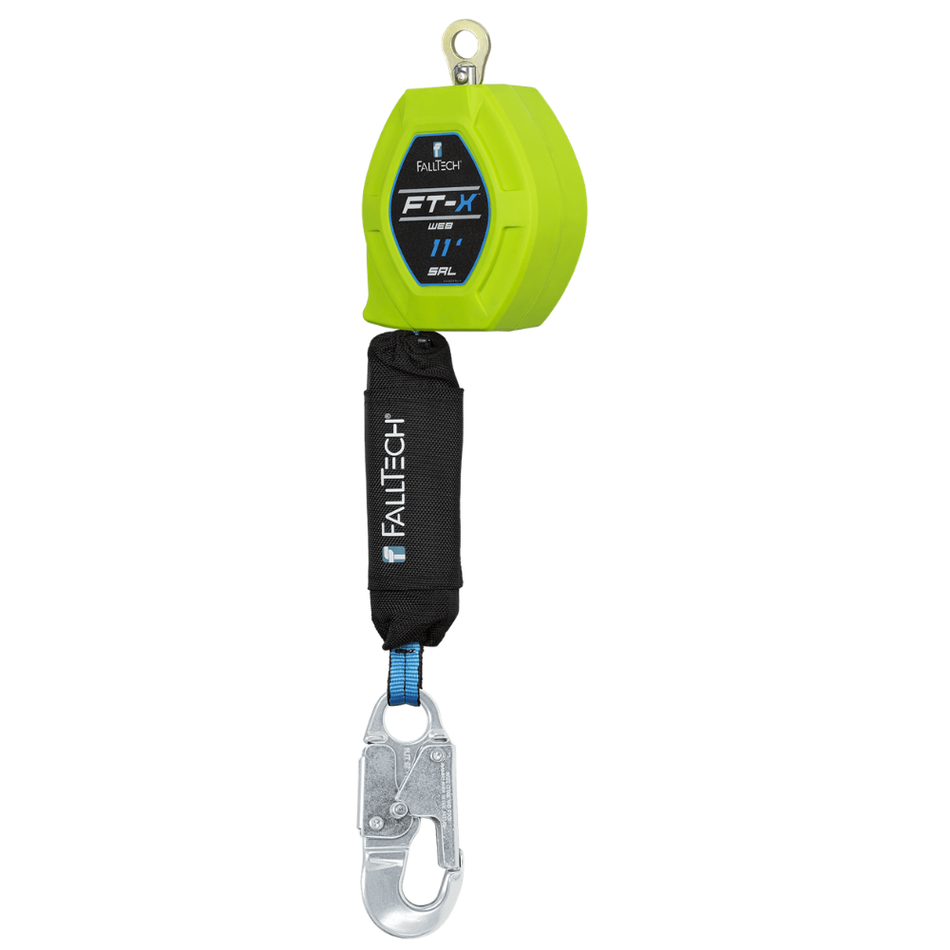 11' FT-X Web Class 1 SRL-P with Aluminum Snap Hook – 84711SA4 – FallTech