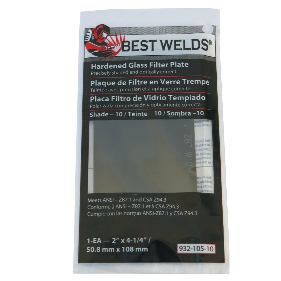 Glass Filter Plate 2 in x 4-1/4 in - Pack of 100 –  Green – Best Welds