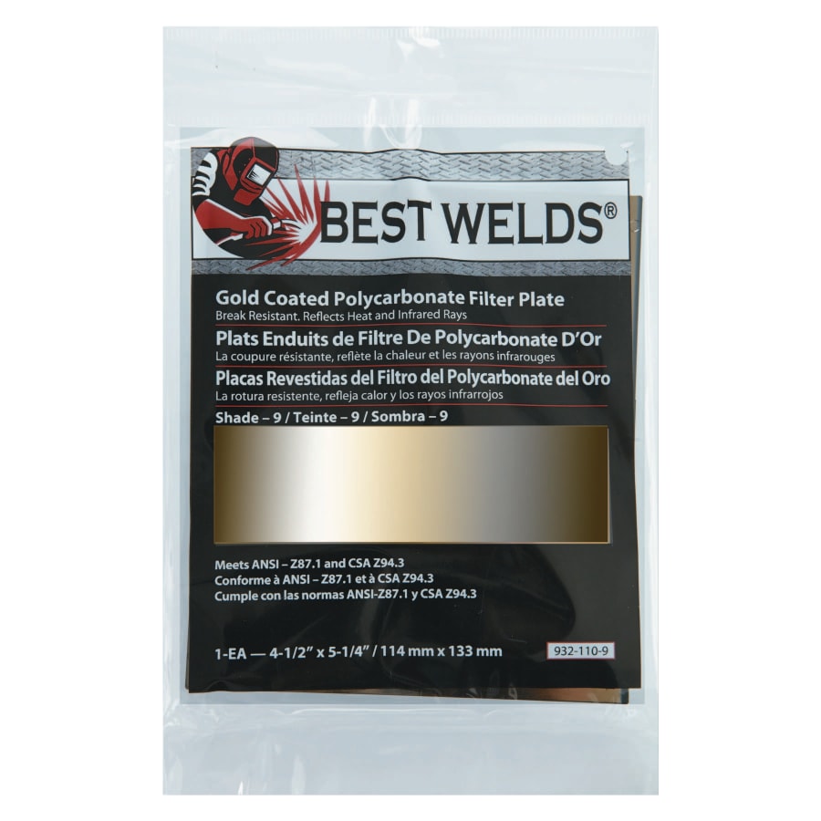 Gold Coated Filter Plate 4.5 in x 5.25 in - Pack of 8 – Best Welds