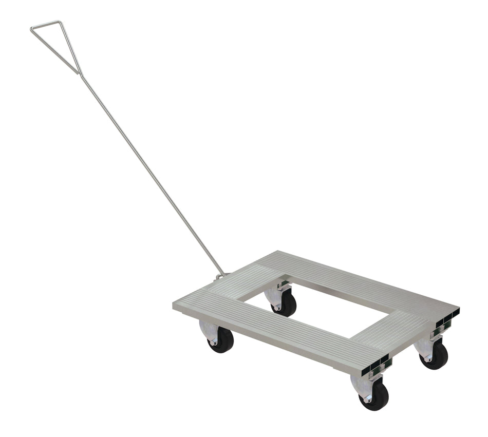 900 Lb. Aluminum Channel Dolly with Handle – ACP-1824-9-HDL – Vestil