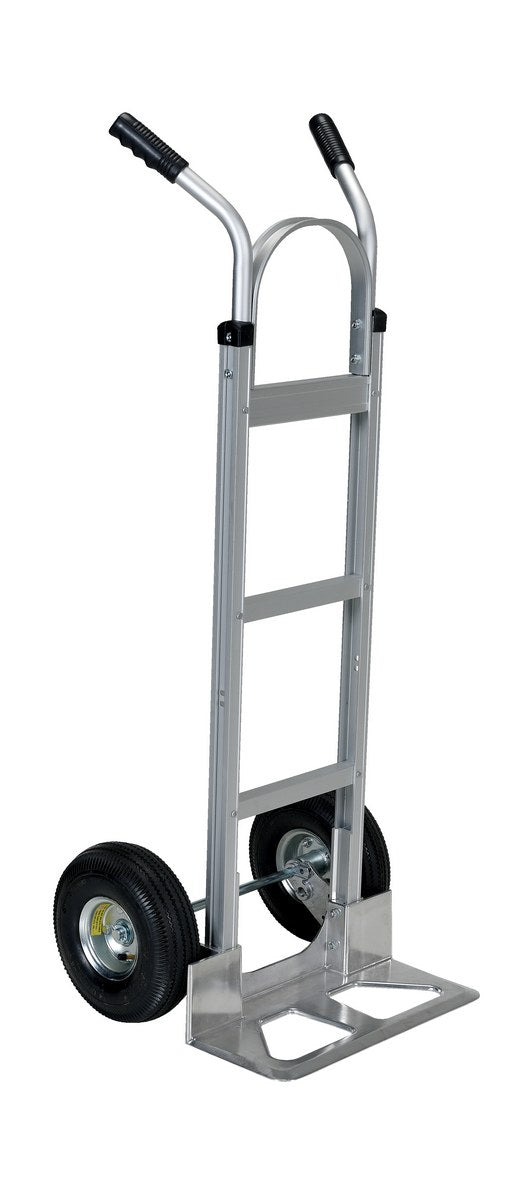 500 Lb. Aluminum Dual Handle Deluxe Hand Truck with Pneumatic Wheels – ALUM-H – Vestil