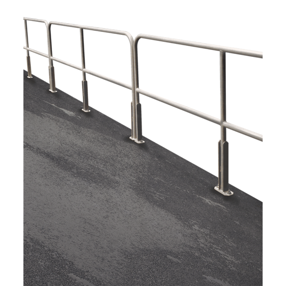 Bolt-on Aluminum Railing - 8'-0