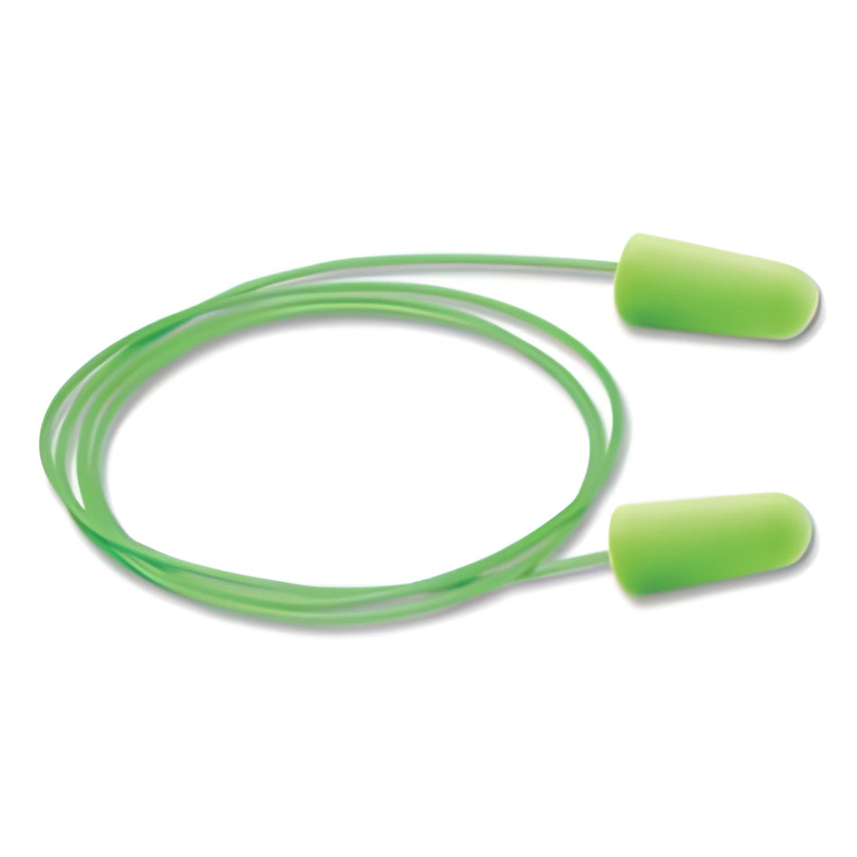 Pura-Fit® Foam Earplugs Corded 3-Case Bundle – 100 Pairs/Pack (300 Pairs Total) - 6900 - Moldex