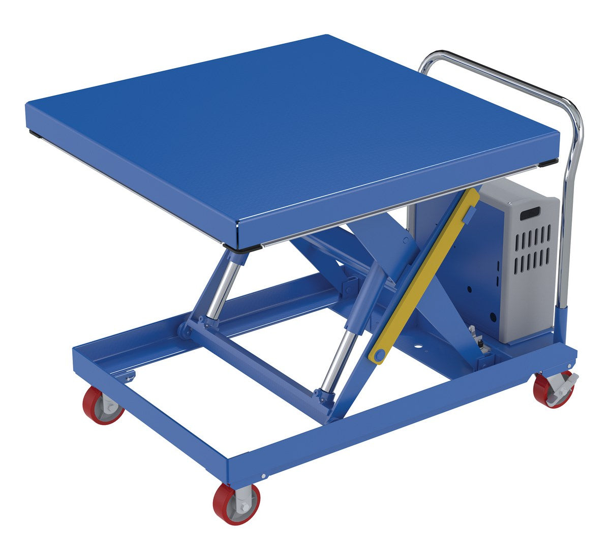 2000 Lb. Steel 12V DC Powered Hydraulic Elevating Cart – CART-2000-424 ...