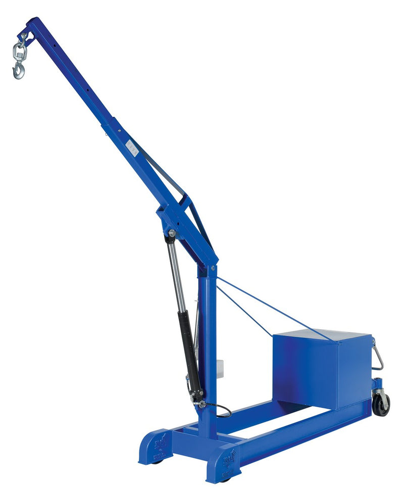 Counter Balanced Floor Crane - 2000 lbs Capacity - CBFC-2000 - Vestil