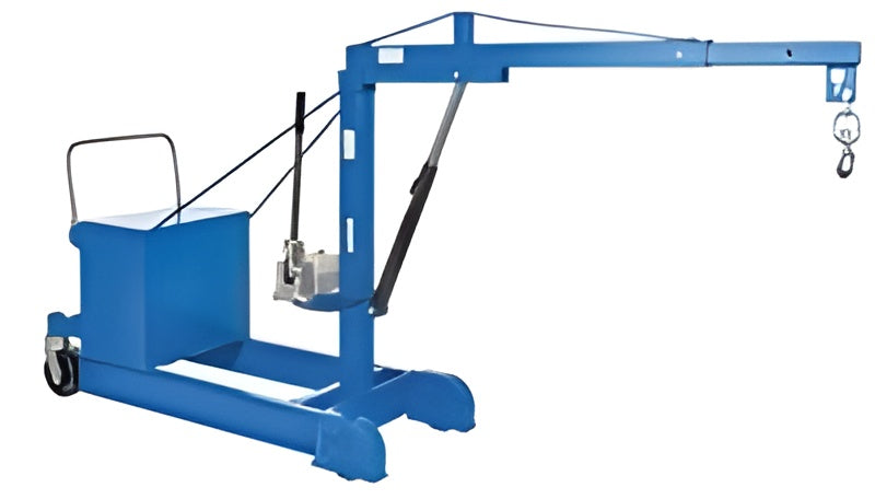 Counter Balanced Floor Crane - 500 lbs Capacity - CBFC-500 - Vestil