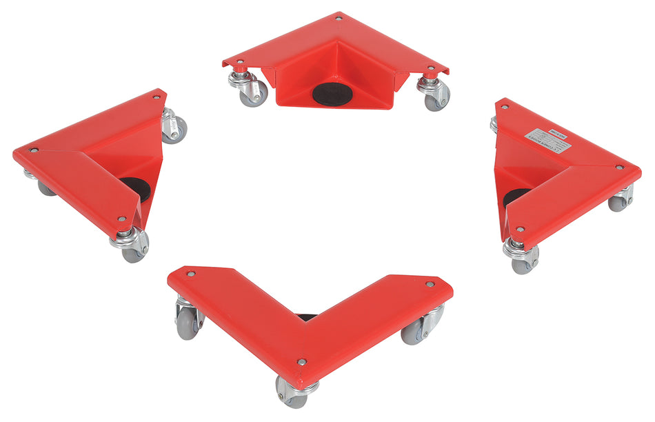 1200 Lb. Steel Corner Mover Dolly – 4 Pack – CMD-S-300-4PK – Vestil