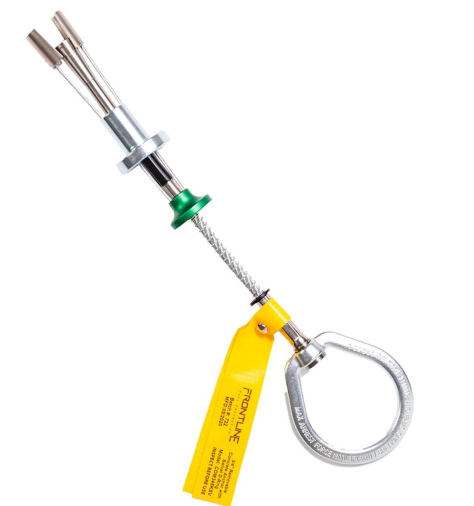 Reusable 5K Concrete Anchor Bolt with Swiveling D-Ring - COB345KSV - Frontline