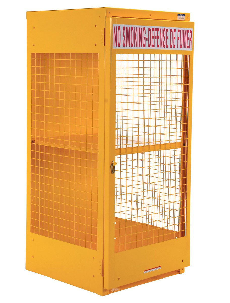 Steel Canadian LP Cylinder Storage Cabinet – 8 Cylinder Capacity – CYL-LP-8-CA – Vestil