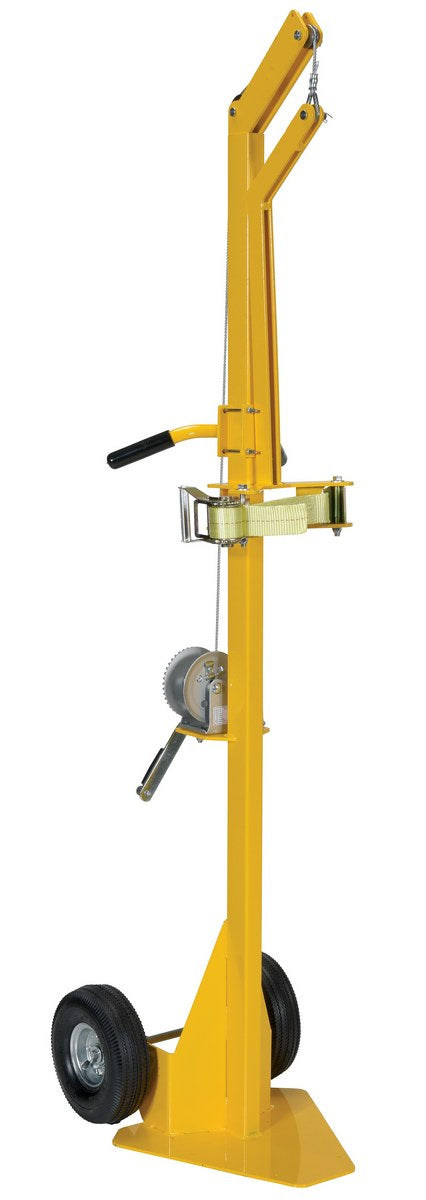 Steel Portable Cylinder Lifter with Pneumatic Wheels – 300 Lb. Capacity – CYL-LT-1-PN – Vestil