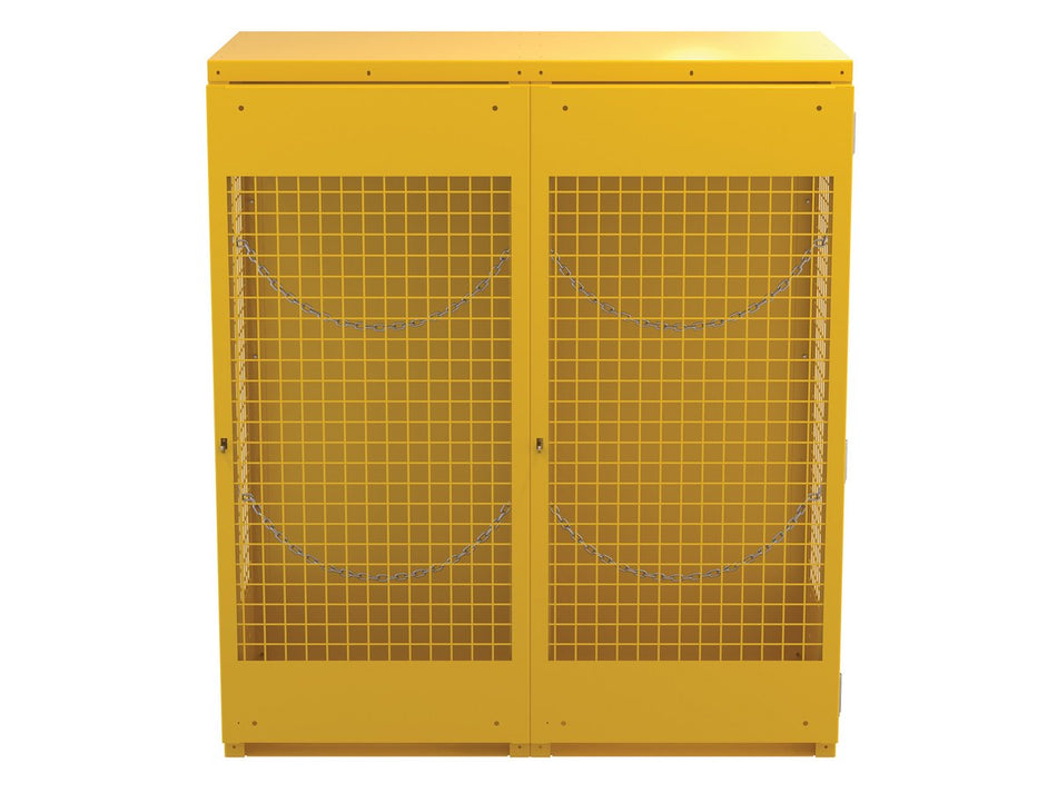 Steel Vertical Cylinder Cabinet – 10 to 20 Cylinder Capacity – CYL-V-1020 – Vestil