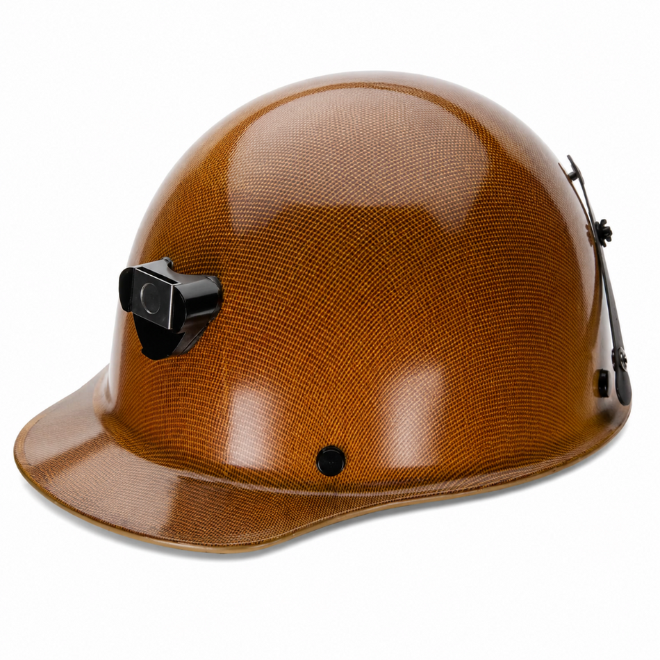 Skullgard Protective Cap, Natural Tan, Staz-On Suspension with Lamp Bracket and Cord Holder, Standard - MSA