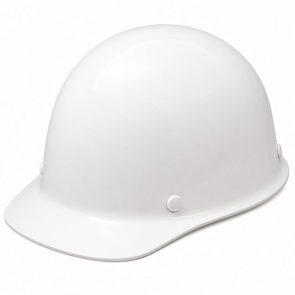 Skullgard Protective Cap, White, Staz-On Suspension, Type B - MSA
