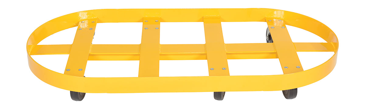 Steel Double Drum Dolly with Hard Rubber Casters – 2000 Lb. Capacity ...