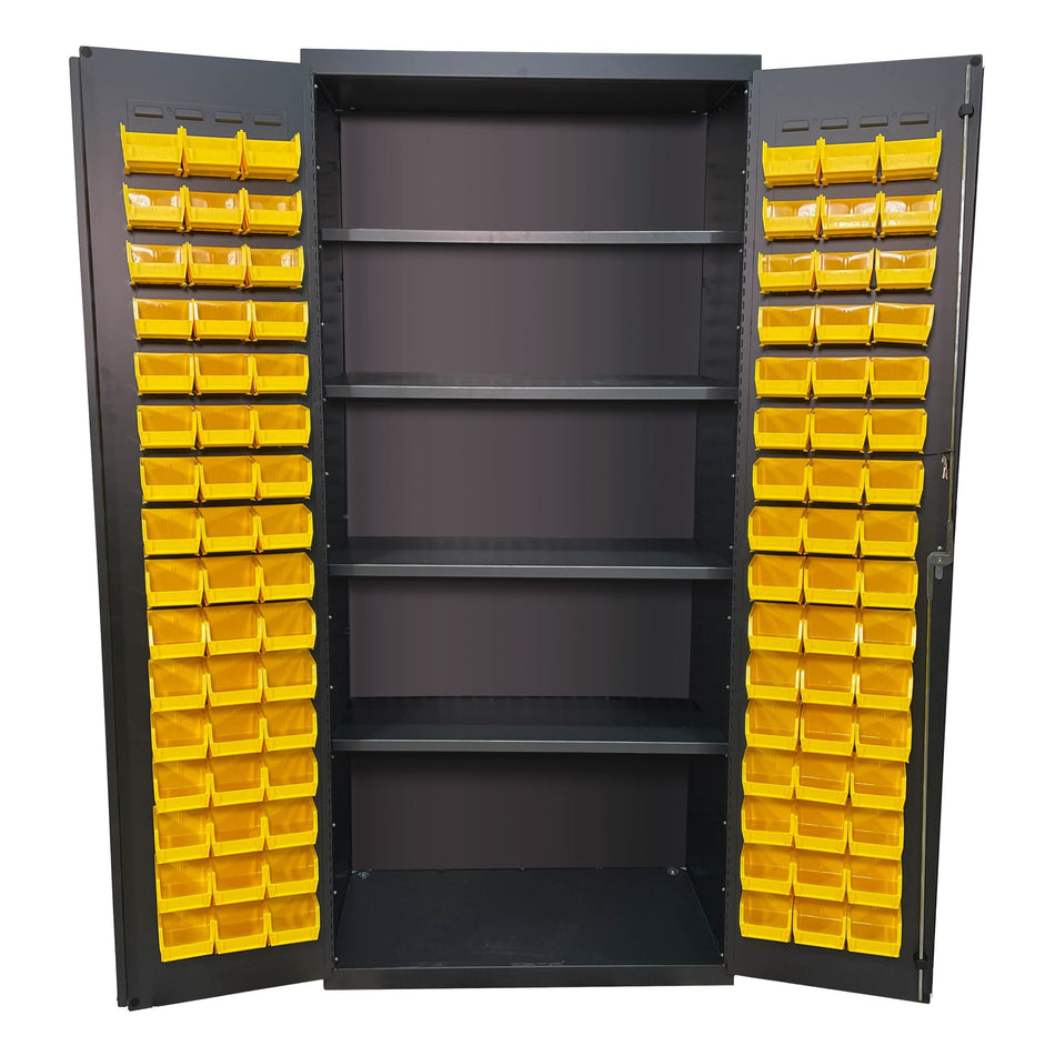 Bin & Shelf Cabinets - Door Bins, Louvered Doors - Valley Craft