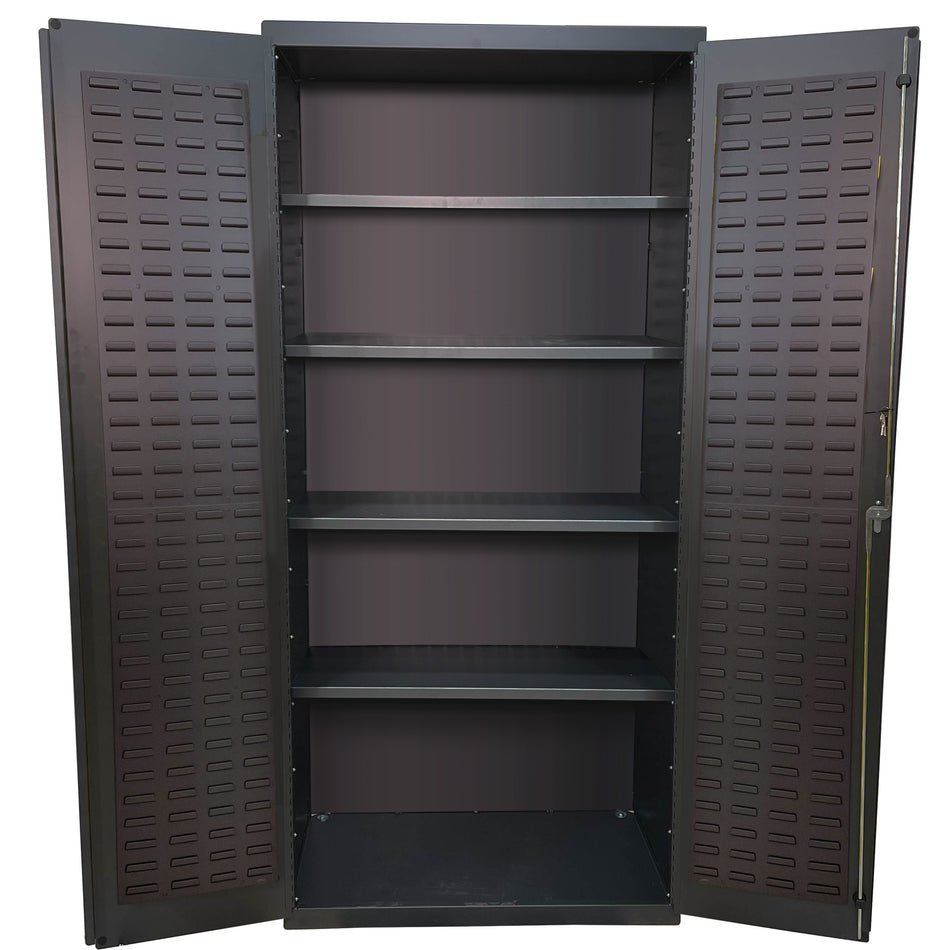 Bin & Shelf Cabinets - Shelf Only, Louvered Doors - Valley Craft
