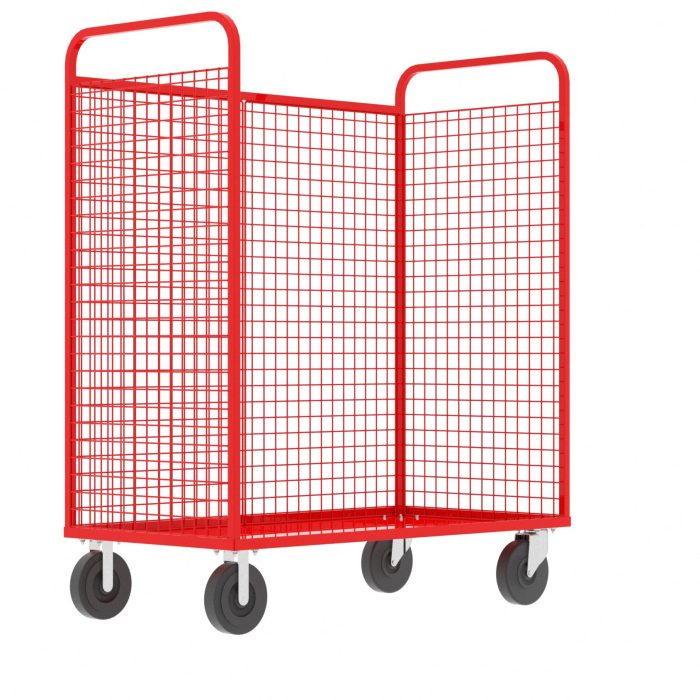 Stock Picking Cage Cart - 3-Sided - Ultra Heavy Duty - Valley Craft