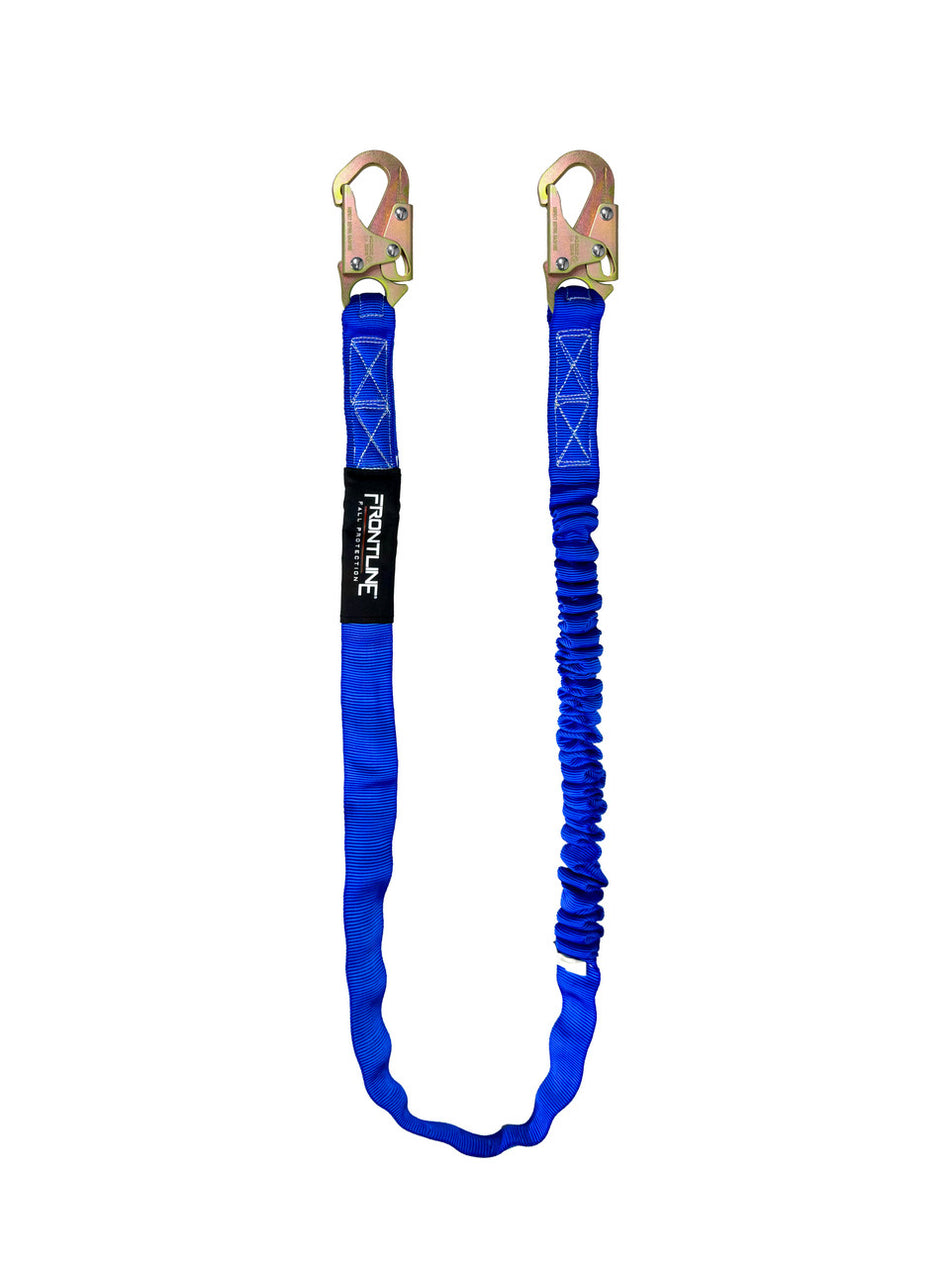 Combat™ American Style Single Leg 6' Snaphook Lanyard with Internal Shock Absorber – LIS61S-AM – Frontline