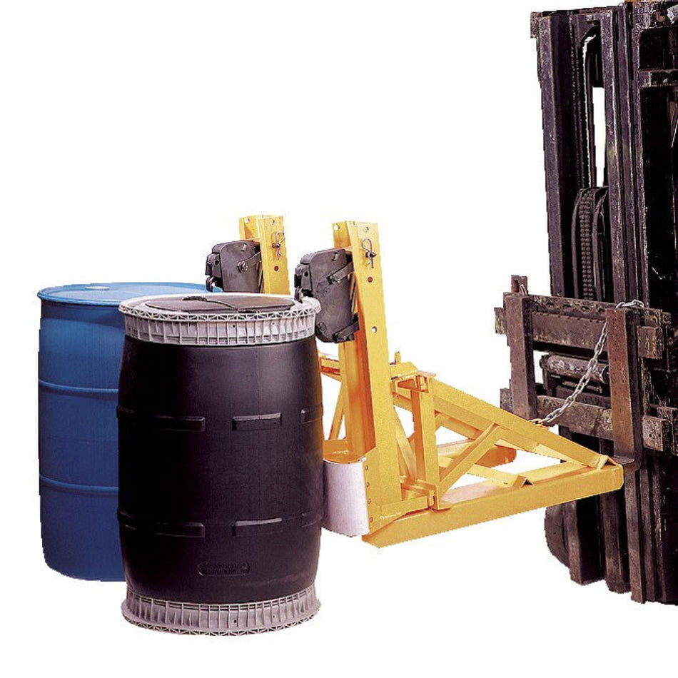 Steel Fork Mounted Lifter – 2 Drum – 3,000 Lb. Capacity – FMDDL-3000 – Vestil