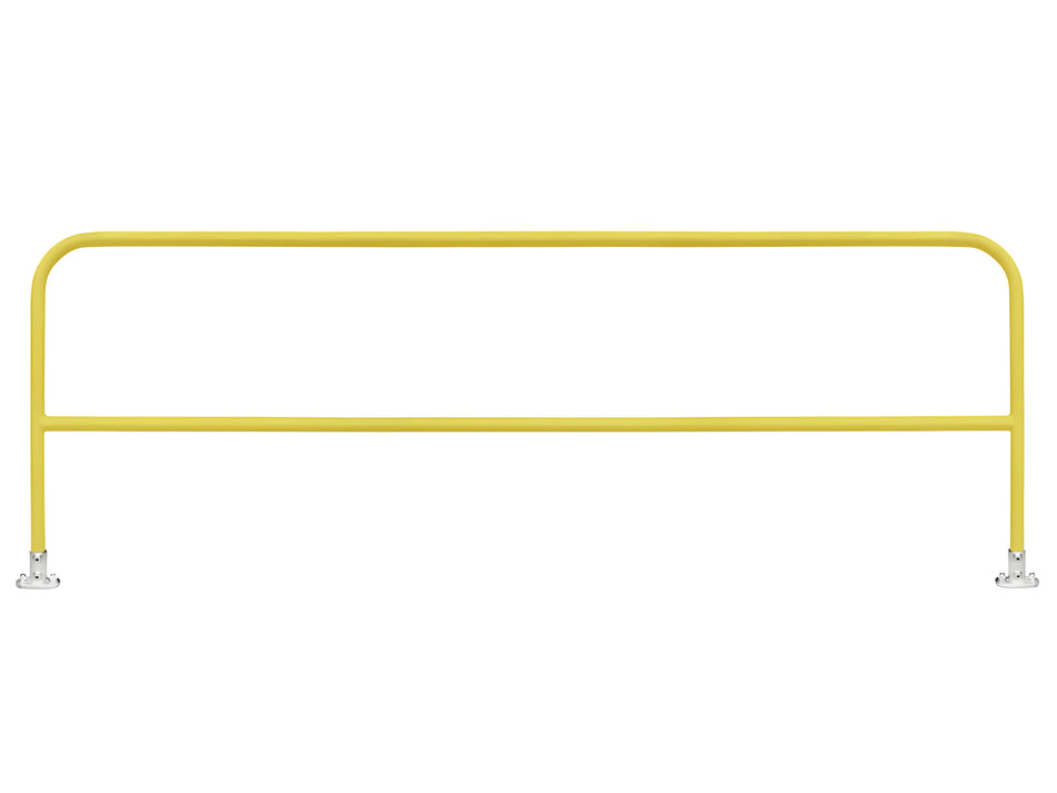 7.5' Guardrail Section w/ Fittings - Concrete or Steel Substrates - Frontline