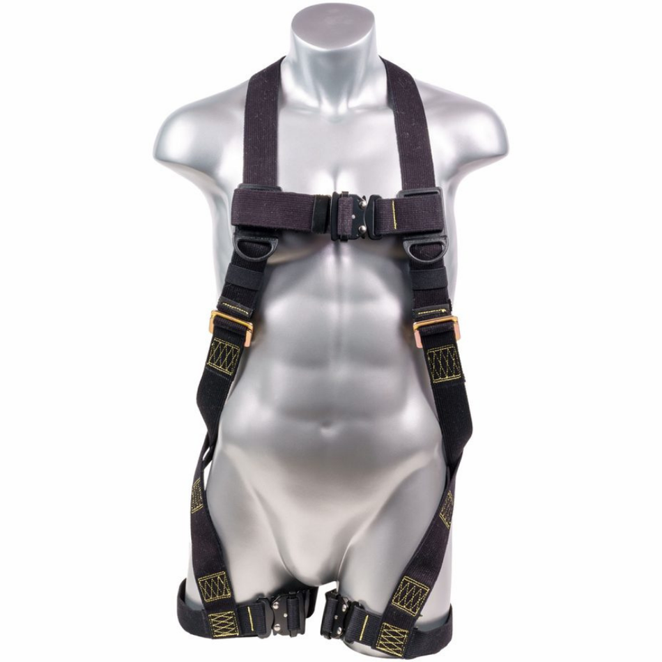 Welding Safety Harness, Quick-Connect Chest & Legs - Palmer Safety