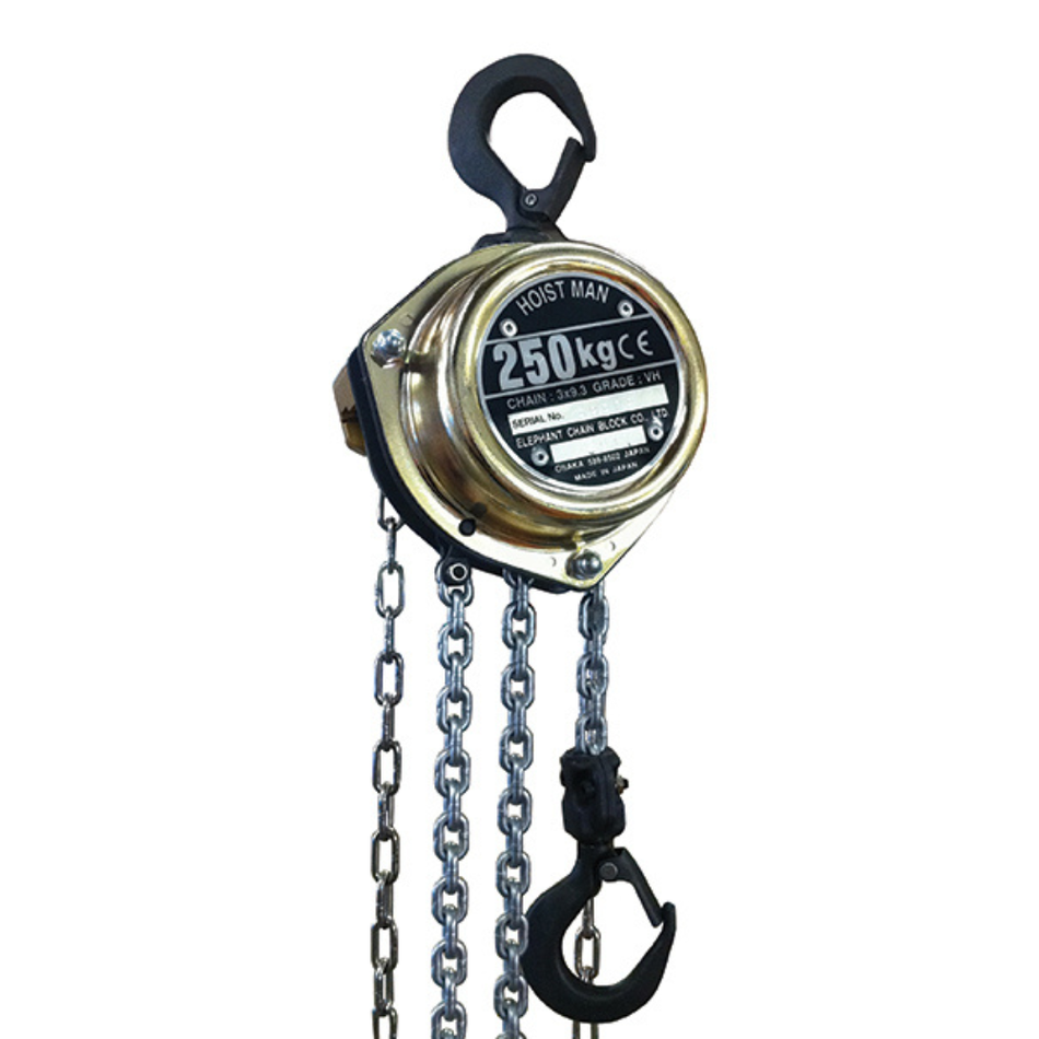1/4 ton Mini Hand Chain Hoist - Hoistman - Elephant