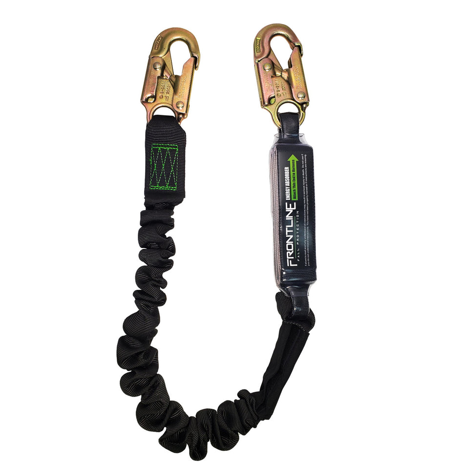 Patriot™ 6' Single Leg Elastic Lanyard with Snaphooks – LES61S-US – Frontline