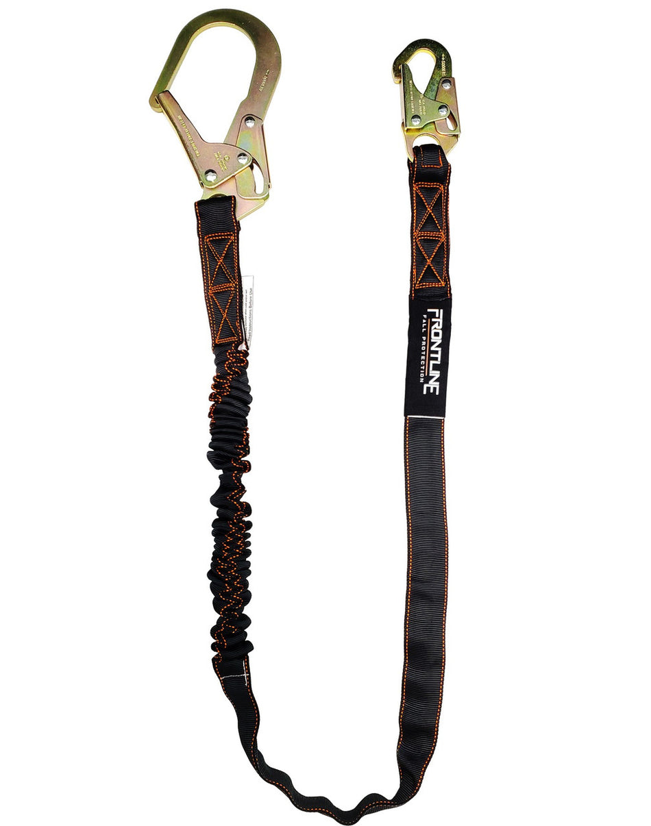 Combat™ 6' Single Leg Rebar Hook Lanyard with Internal Shock Absorber – LIS61R – Frontline