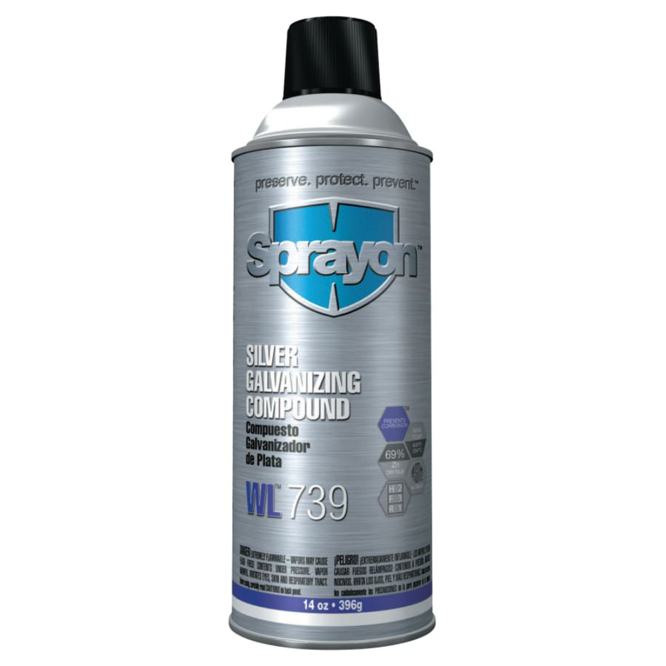 Silver Galv Anti-Corrosion Coating, 14 oz Aerosol Can - Sprayon