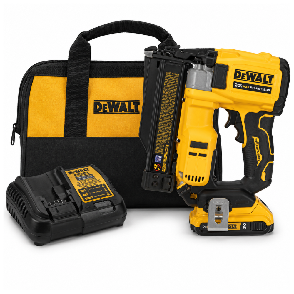 ATOMIC Compact Series™ Brushless Cordless Nailer Kit, 20V MAX, 23 Gaug ...
