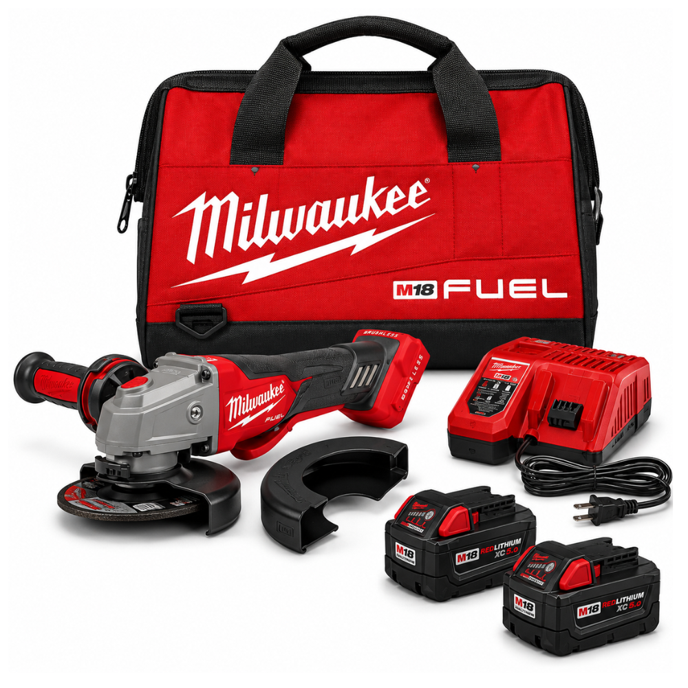 M18 FUEL Braking Grinder Kit, 4-1/2 in to 5 in Wheel, 18V DC, 8,500 RP ...