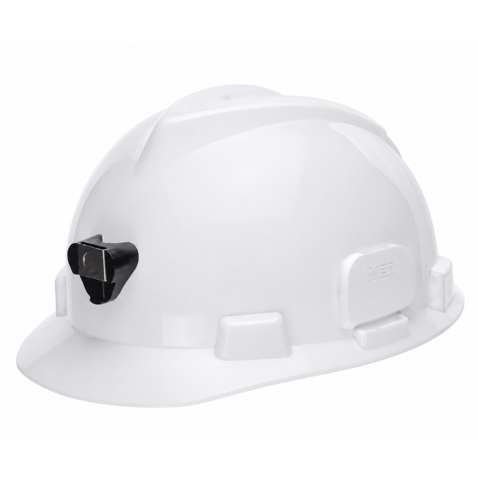 V-Gard Slotted Safety Cap, White, Lamp Bracket & Cord Holder, Class C – MSA