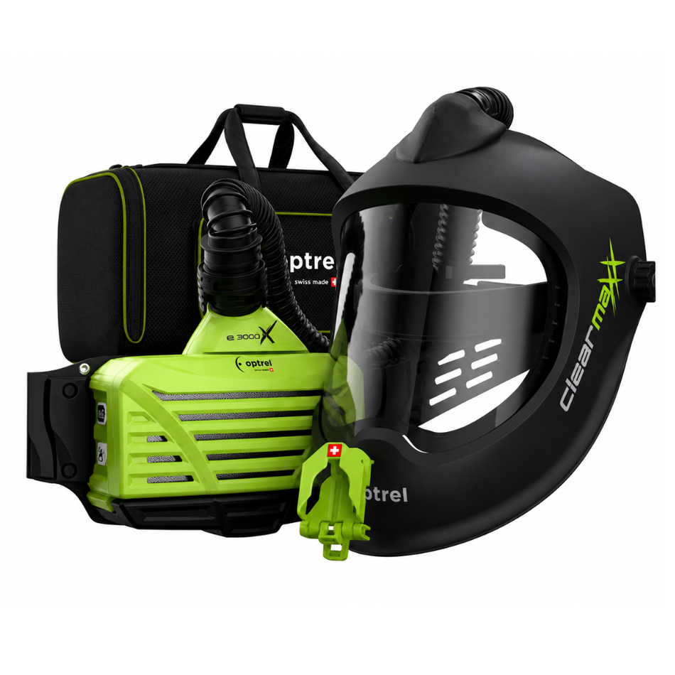 Clearmaxx Air e3000X PAPR Kit with Grinding Shield - MSA