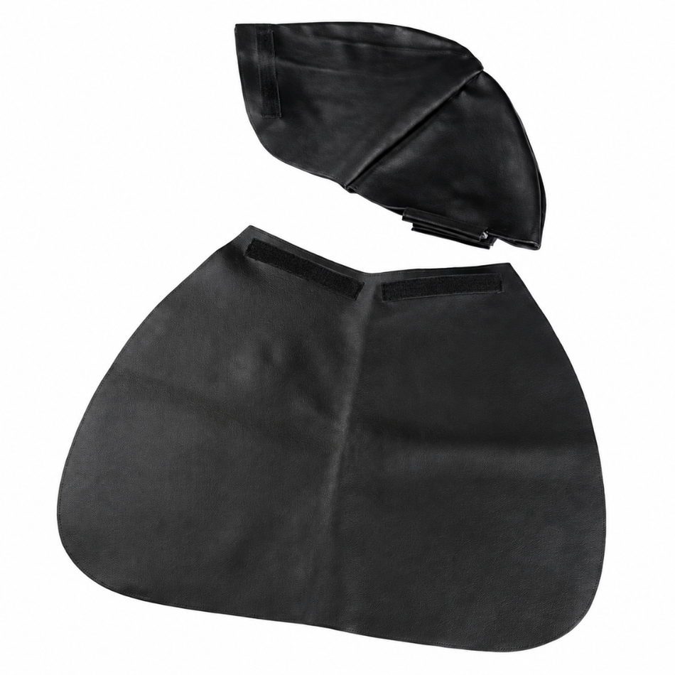Helix and Clearmaxx PAPR Leather Head and Neck Protector, Black – MSA