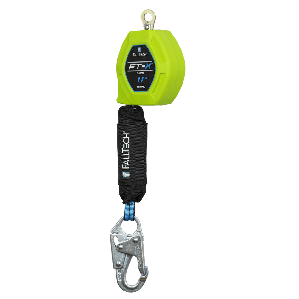 11' FT-X Web Class 1 SRL-P with Steel Snap Hook – 84711SA1 – FallTech