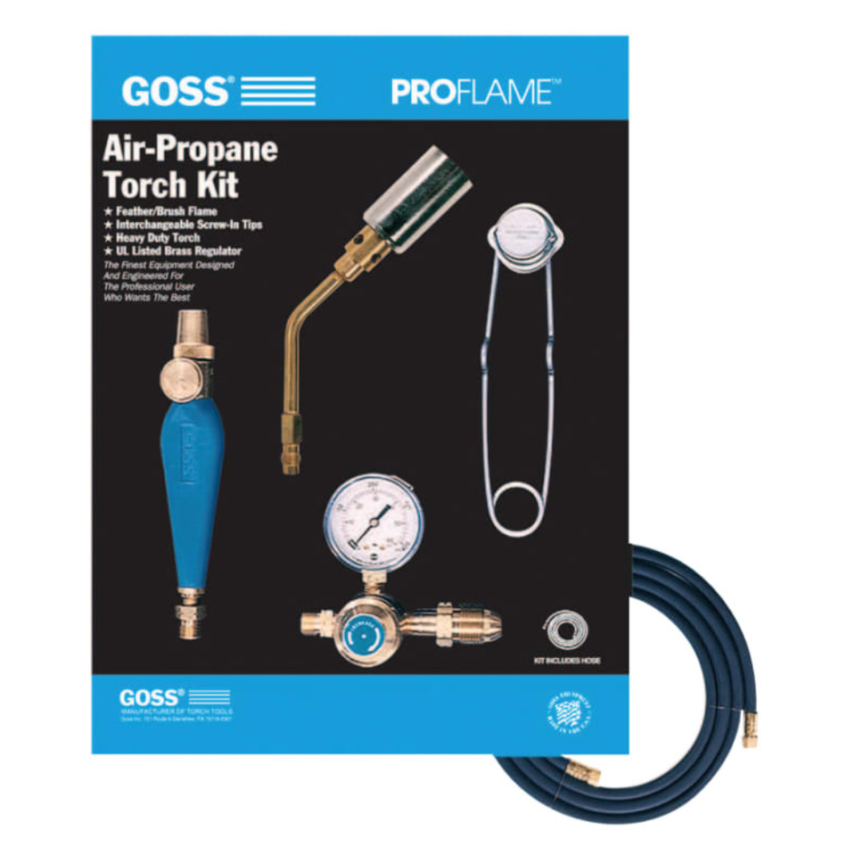Air-Propane Torch Outfit, 1-3/4 in Flame Diameter - Goss