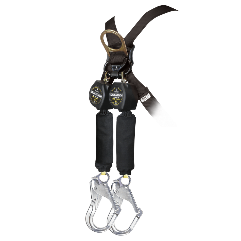 6' Arc Flash DuraTech Mini Class 1 Personal SRL-P with Aluminum Rebar Hooks – 72906TB5 – FallTech