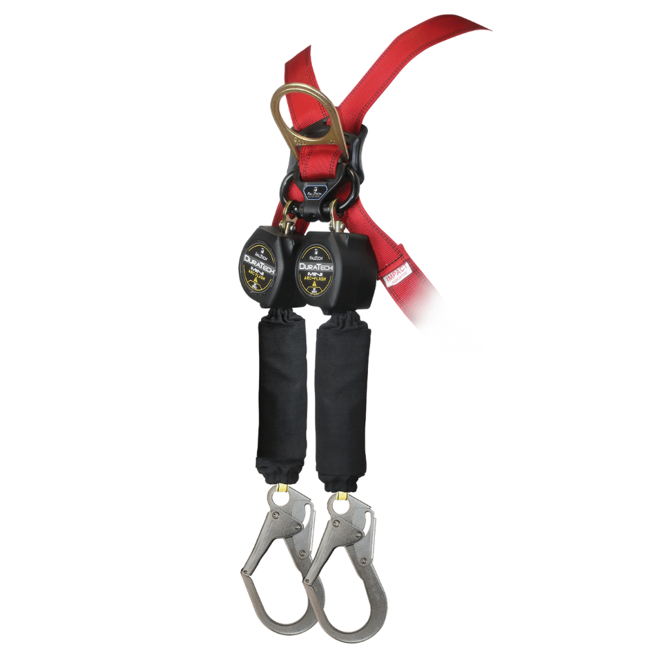 6' Arc Flash DuraTech Mini Class 1 Personal SRL-P with Steel Rebar Hooks – 72906TB3 – FallTech