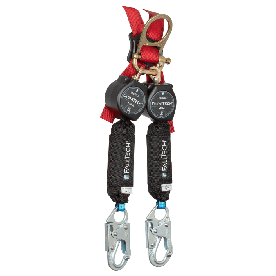 6' DuraTech Mini Class 1 Personal SRL-P with Steel Snap Hooks & Triple-Lock Dorsal Connector – 72706TH1 – FallTech