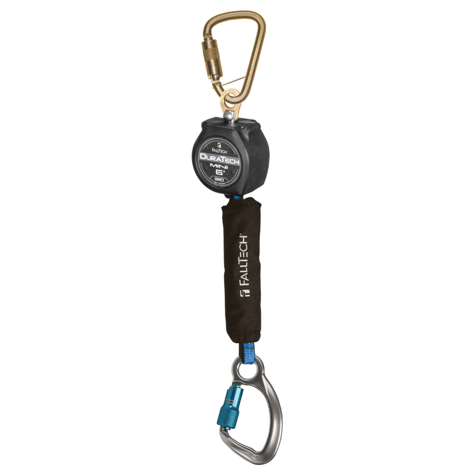 6' DuraTech Mini Class 1 Personal SRL-P with Aluminum Carabiner & Steel Dorsal Connector – 72706SB6 – FallTech