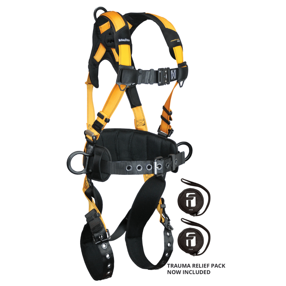 Journeyman Flex Aluminum 3D Construction Belted Full Body Harness – 7035B – FallTech